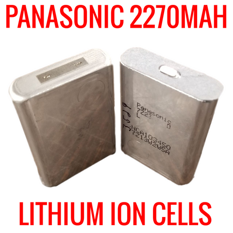 10 PACK USED PANASONIC 2270MAH NCA103450 NO WRAPPER