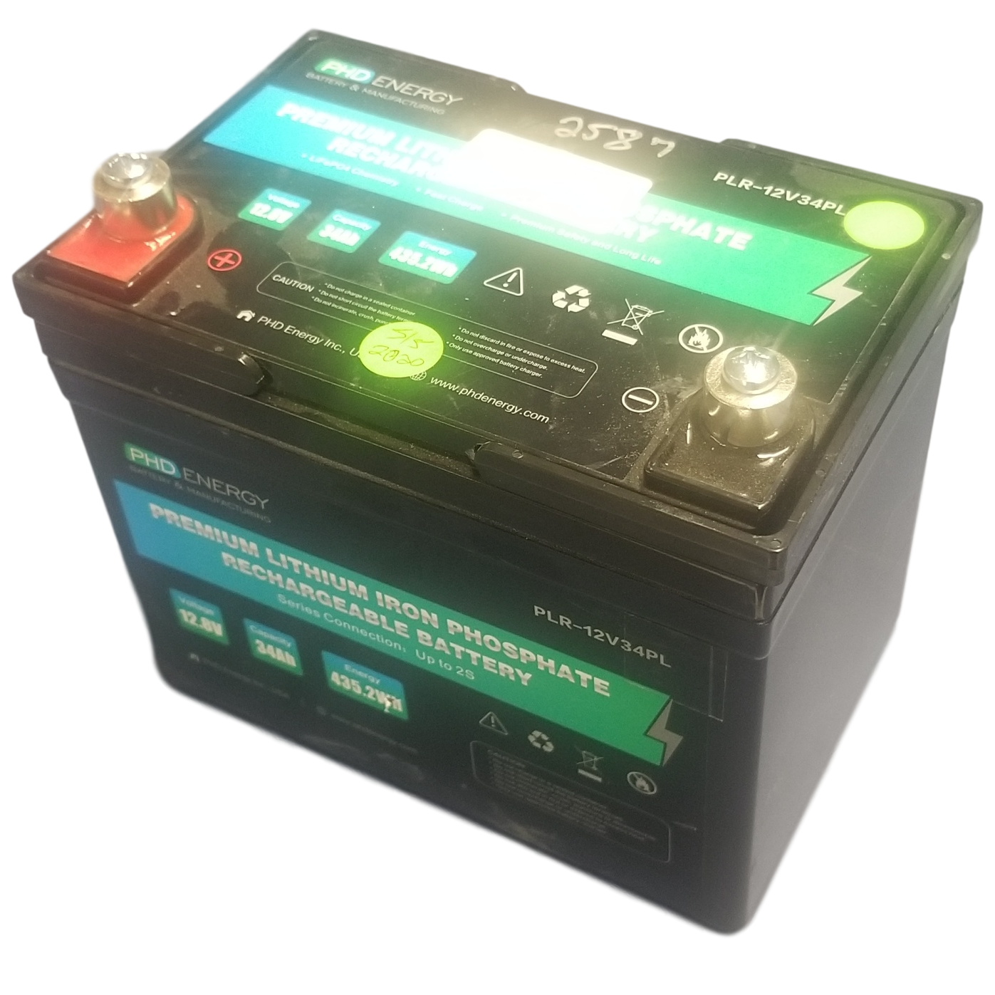 PHD Energy 12.8v 34ah 435.2wh LifePo4 Module w/ BMS