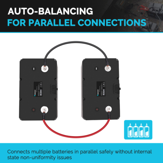 TESTED Renogy 12V 100Ah LifePo4 Battery V2 - LID