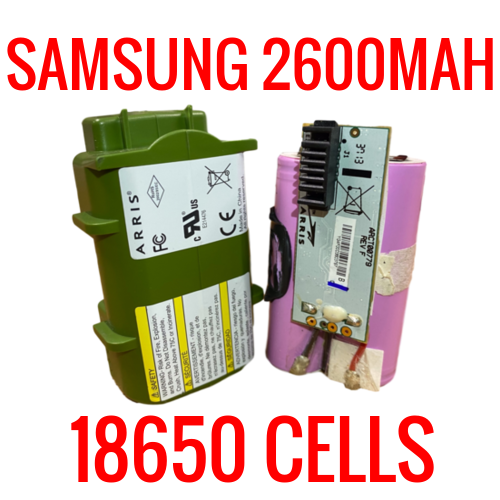 2 SAMSUNG 18650 2600MAH CELLS IN MODEM