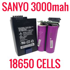 2 SANYO 18650 3000MAH CELLS MODEM PB021