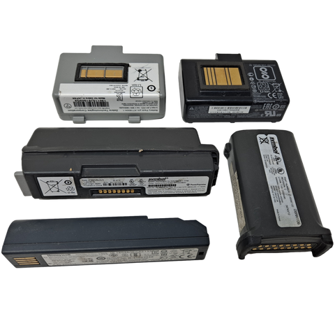 10 Pounds of Mixed Scanner Battery Packs - 60-80 Cells