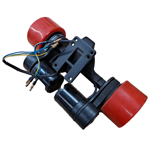 Red 36v 1800w Electric Skateboard Dual Motor Wheels