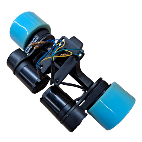 Blue 36v 1800w Electric Skateboard Dual Motor Wheels