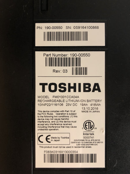 24v LTO Toshiba SCiB 20,000 cycles! 10 cells