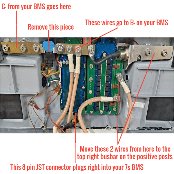 BAD ROW OR OUT OF BALANCE - 24v 2.8kWh 7s48p 334 Cell module