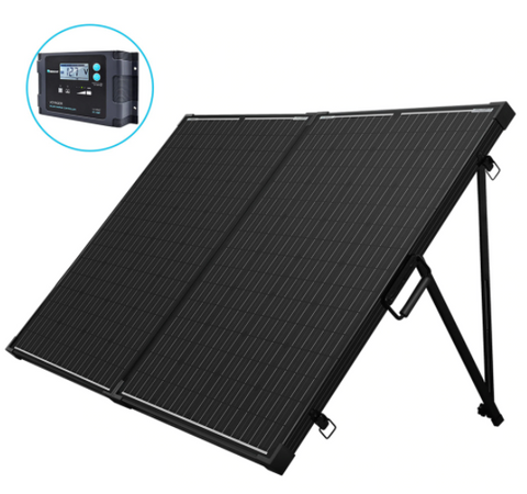200 Watt 12 Volt Monocrystalline Foldable Solar Suitcase